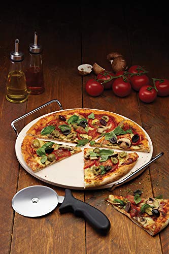 Conjunto Cortador De Pizza E Pedra Cerâmica