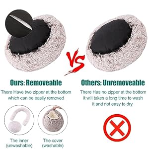 Round-Dog-Cat-Cave-Bed-with-Hooded-Cover-Pet-Bed-Hooded-Dog-Bed-Cave-Faux-Fur-Cuddler-Comfortable-Self-Warming-Pet-Bed-Removable-Washable-Soft-Plush-Burrowing-Donut-Bed-for-Puppy-Kitty - Cucciolini Doodles   Round-Dog-Cat-Cave-Bed-with-Hooded-Cover-Pet-Bed-Hooded-Dog-Bed-Cave-Faux-Fur-Cuddler-Comfortable-Self-Warming-Pet-Bed-Removable-Washable-Soft-Plush-Burrowing-Donut-Bed-for-Puppy-Kitty