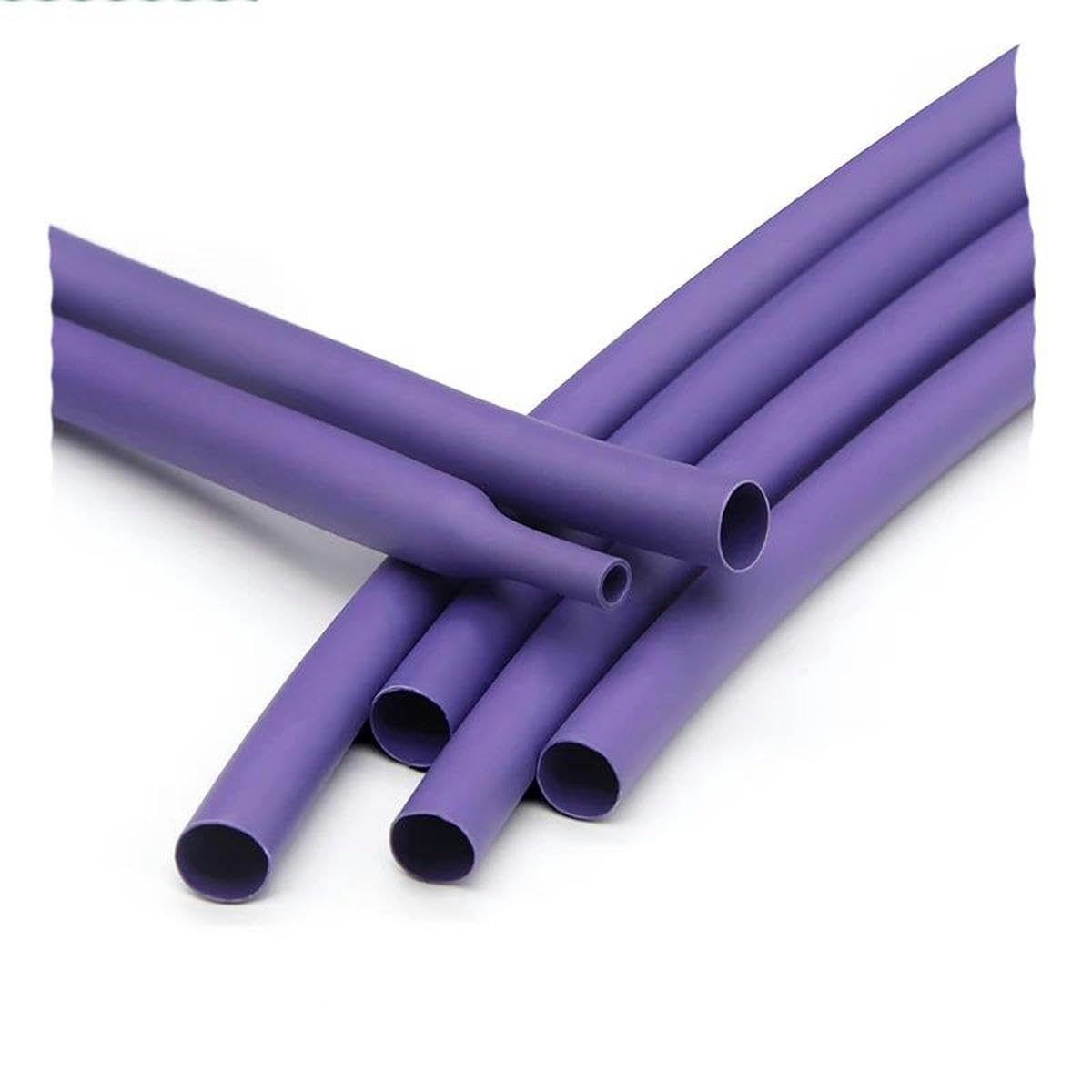 MeteSUO Gaine thermorétractable 2:1 Violet Diamètre 1 mm ~ 50 mm pour réparation de câbles DIY 10 mm-50 m