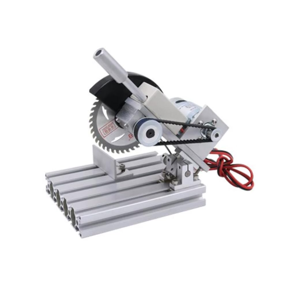 RATTMMOTOR 4" Mini Table Saw Q89-5 Multipurpose Portable Small Hobby Table Saw Cutting Machine 110V-220V, 0-45° Angle Adjustable, 895 Motor for Crafts (Q89-5)