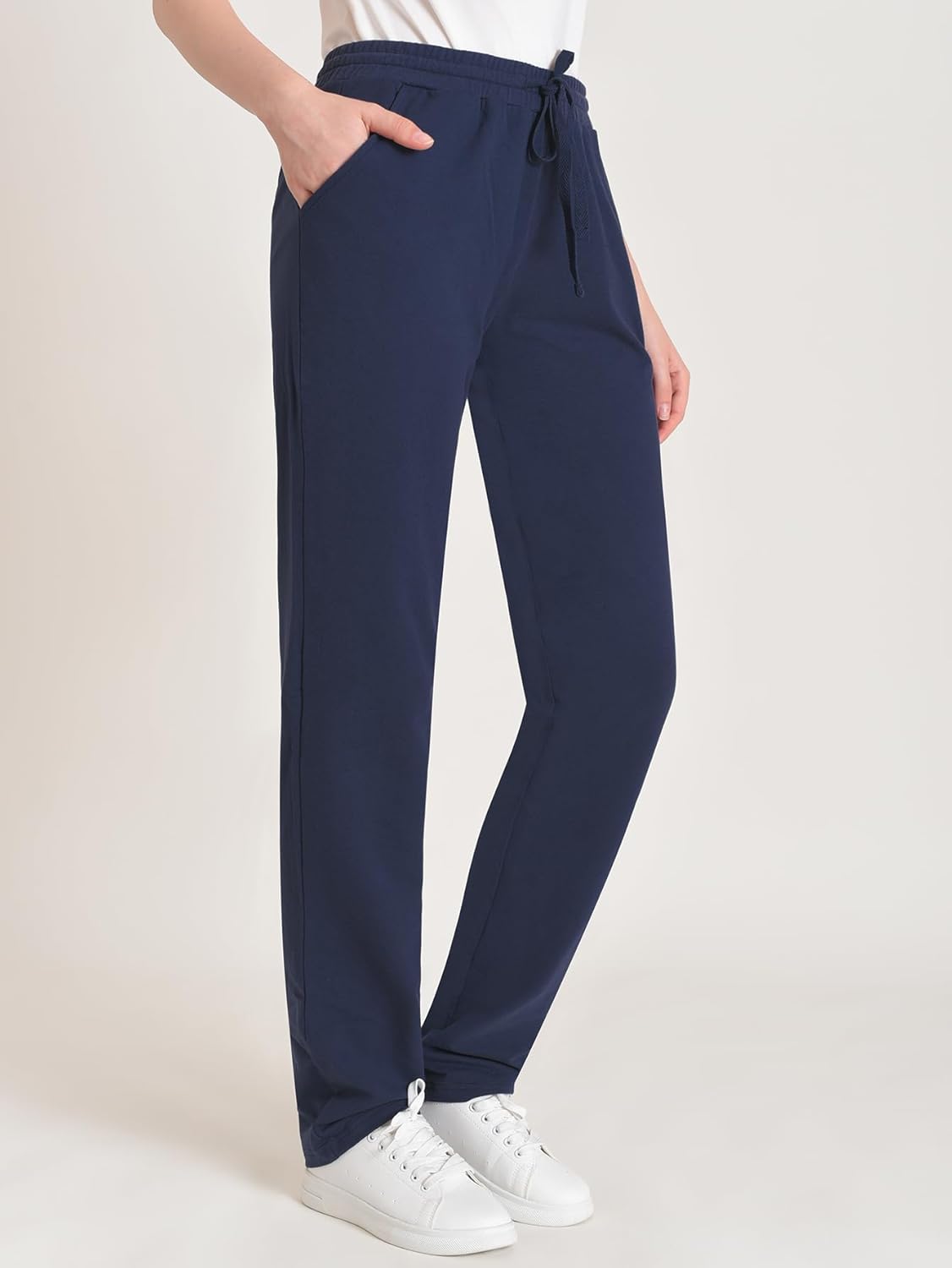 Weintee Women's 36" Inseam Tall Cotton Sweatpants Long Length - Image 2