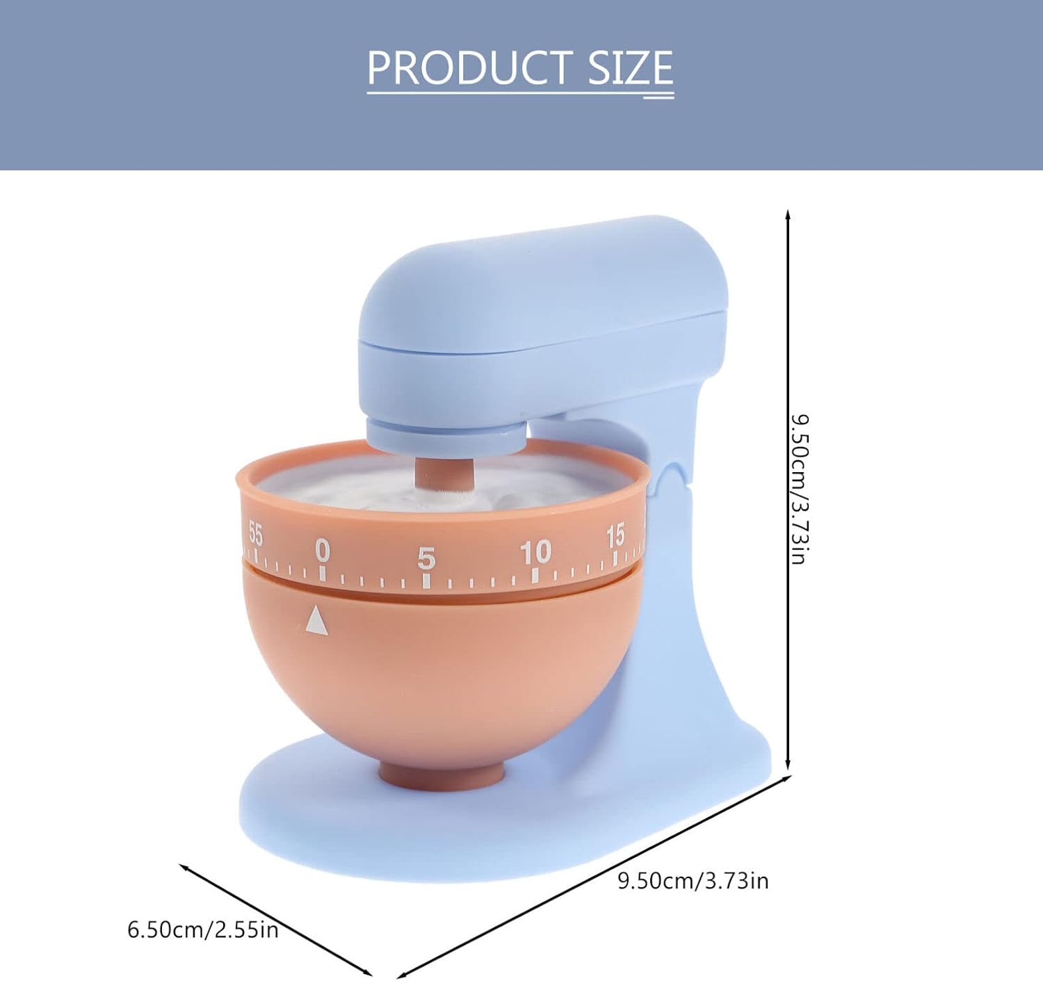 Uonlytech Kitchen Timer, Hand Mixer Electric Shot Timer Practical Boiling Egg and Baking Timer Household Time Manager Egg Timer for Kitchen Boiling Eggs