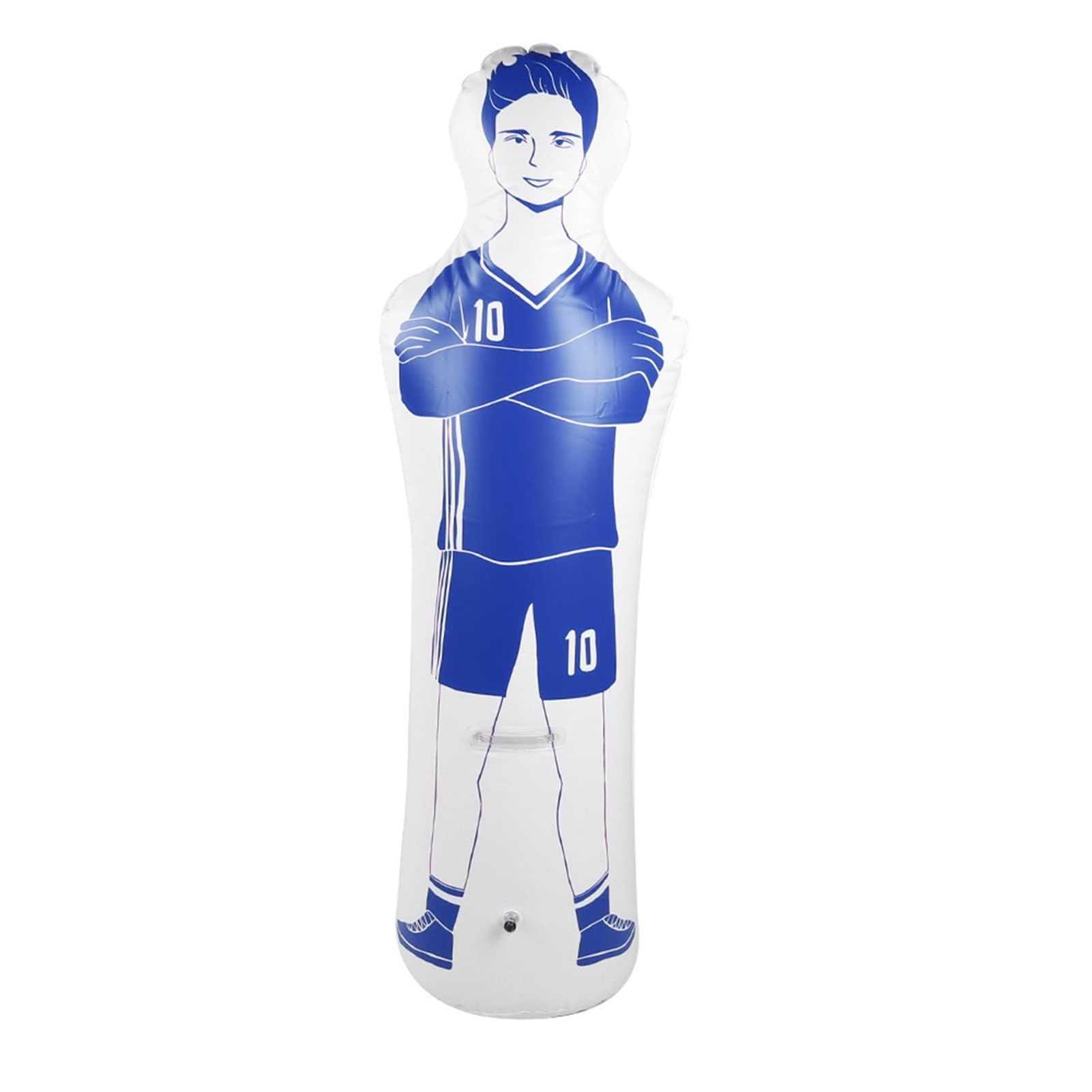 Ejoyous Football Formation Mannequin Gobelet Gonflable Football 0.35m PVC Boxe Sac De Frappe 40x160cm pour Football Formation But Gardien De But Pratique Gonflable Football Formation