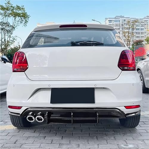 Diffuseur de pare-chocs arrière brillant noir haute finition pour Polo MK5