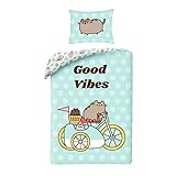 Juego de funda nórdica de 140 x 200 cm con funda de almohada de 70 x 90 cm