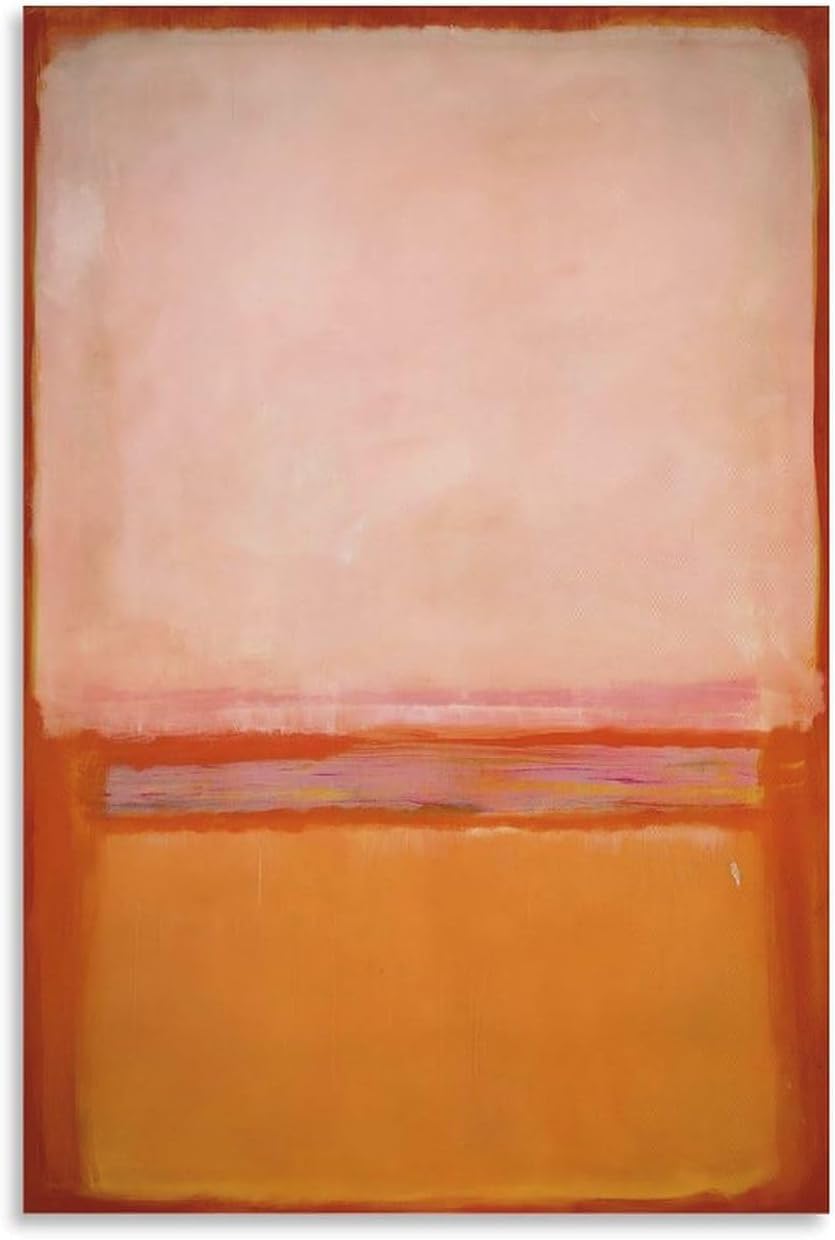 Matvsd Kohecs Mark Rothko Abstract Wall Art《Untitled》Canvas Poster Mark Rothko Prints Living Room Painting Modern Picture for Home Decor 30x45cm No Frame