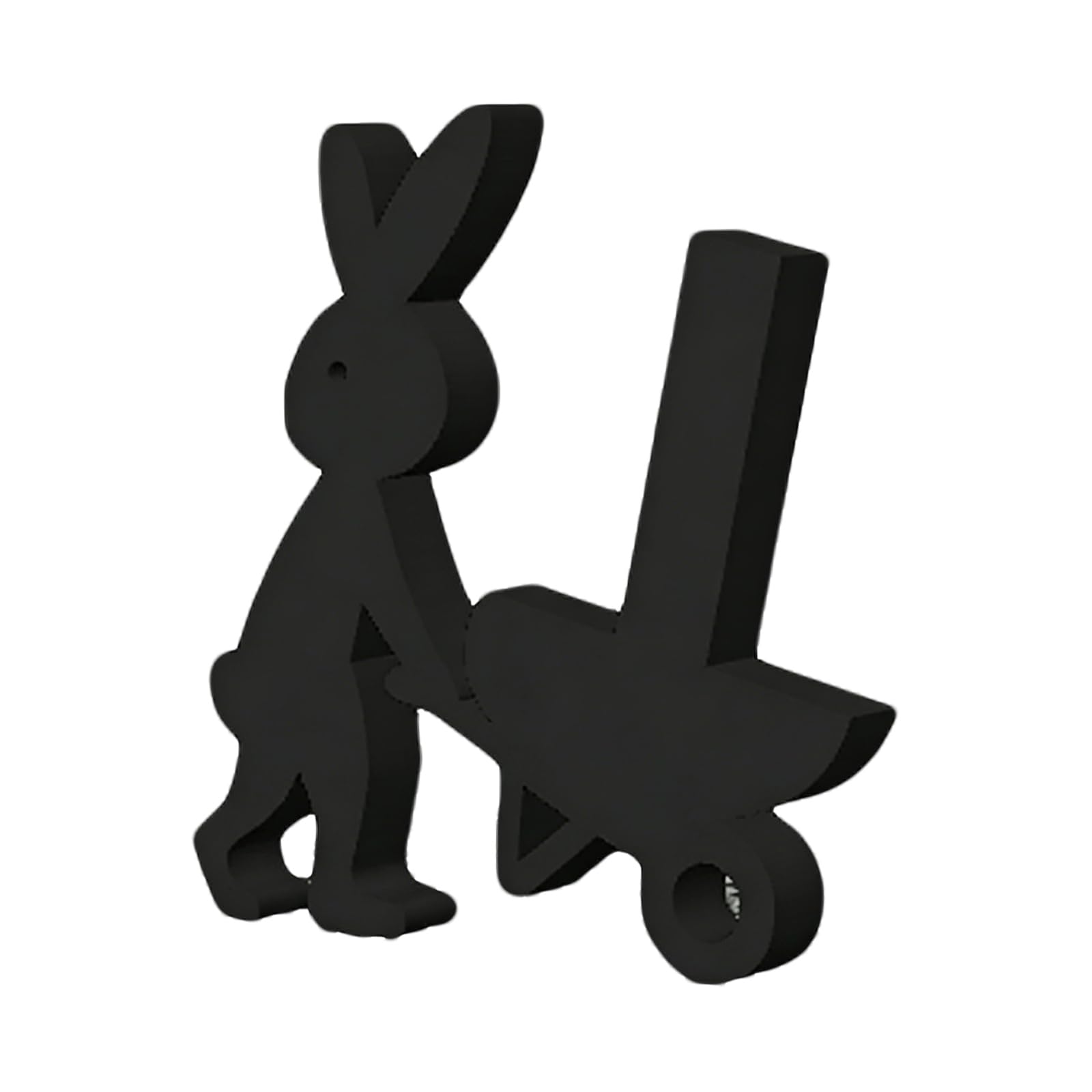 alloneslife Lovely Rabbits Designs Dispenser Wall Mount Bathroom Shelf for Small Space Space Saving Toilet Holder