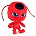 Produktbild Miraculous Marienkäfer Plüsch, Weiche Spielzeug, Original, 3 Verschiedene Charaktere verfügbar (Ladybug) (Tikki (Red))