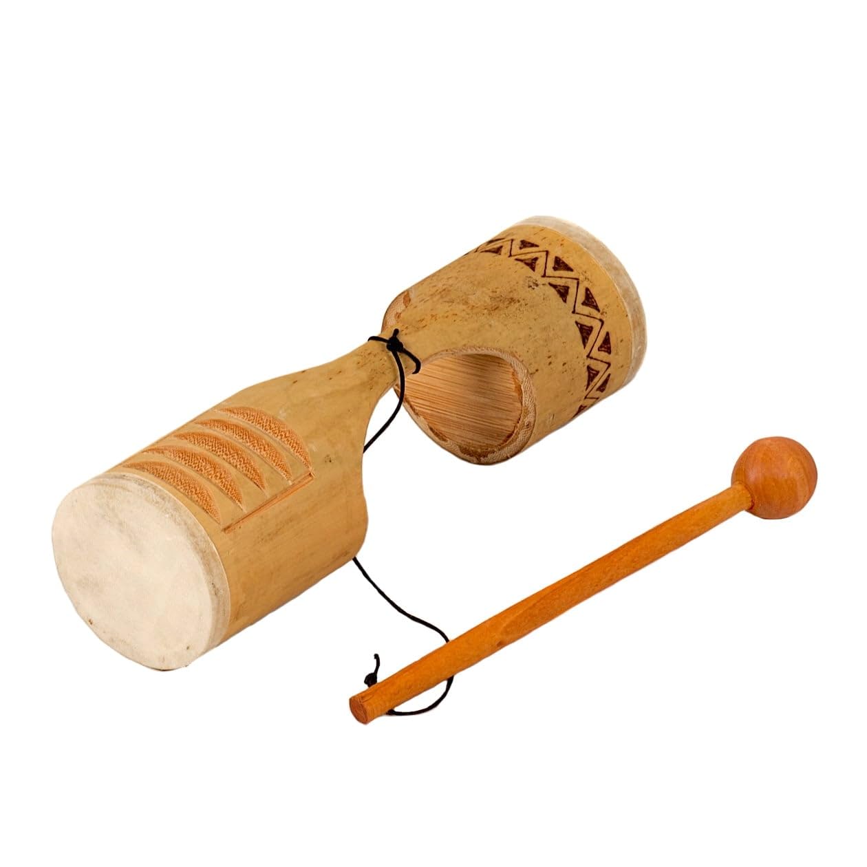 Jati Guiro Shaker en bois 3 en 1 Instrument