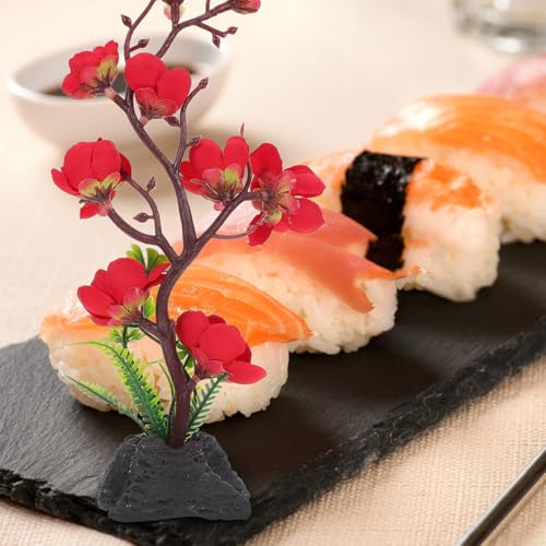 Platos decorativos estilo japonés para sushi, 2 piezas miniatura 5