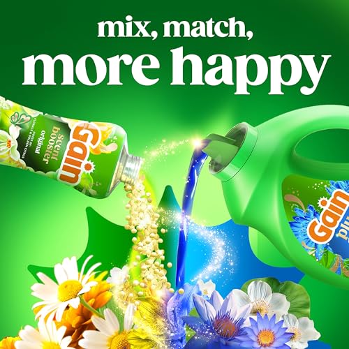 Gain Plus Liquid Laundry Detergent, Cleaner, Fresher, Now with Oxi, Waterfall Delight Scent, 99 fl oz, 75 Loads - image 8