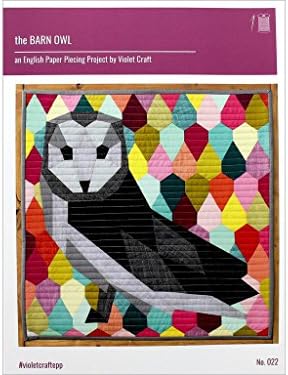 Violet Craft The Barn Owl English Paper Piecing Pattern