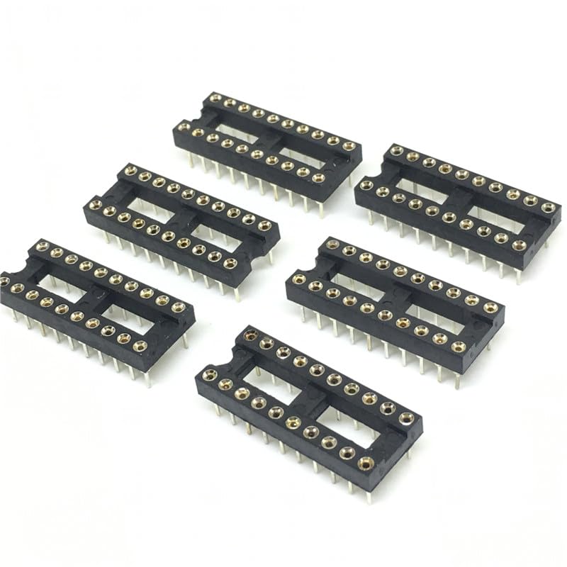 Wiring Connecting Terminals - 20P Round Hole IC Block 20P Round Hole chip Holder DIP-20 Socket DIP20