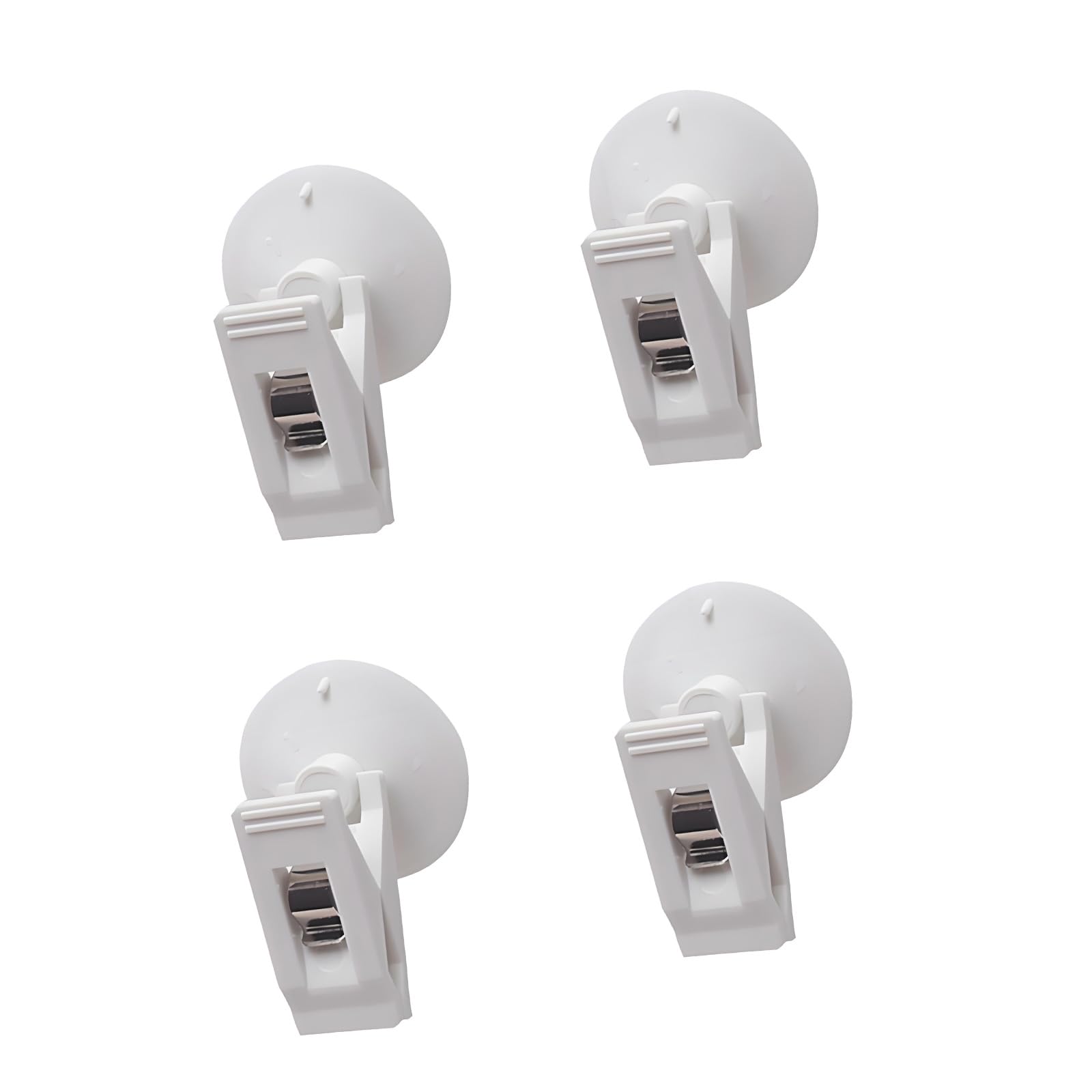 CUNZJIA Pack of 4 Car Suction Cup Clips with Strong ABS Materials for Holding Tickets Cards and Glasses in Vehicle Or Offices