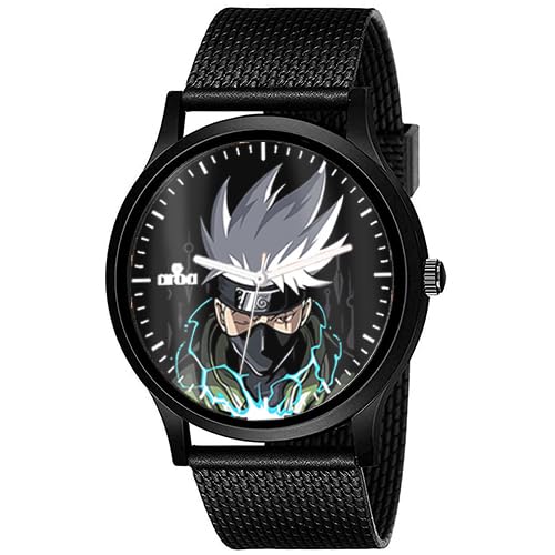 AROA Watch for Kakashi Hatake Thunder in Hand Model : 1271 Black Metal Analog Black Strap Watch Black Dial Stylish Watch for Boys (B0CRVN3GS7) Amazon Price History, Amazon Price Tracker