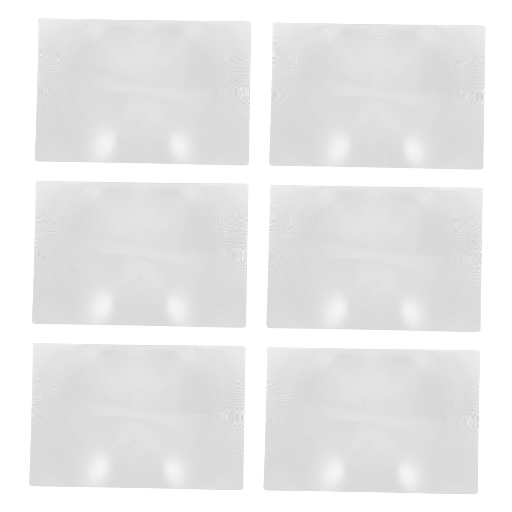 Loupes de lecture en PVC lot de 6 pour lire sans effort et sans lunettes