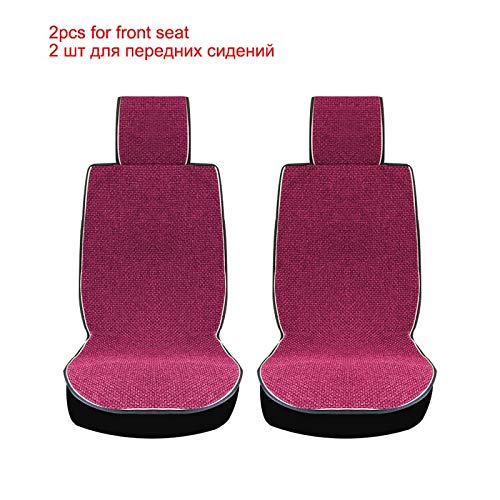 2018 New 2pc,1set Car Seat Cover Material Flax Fabrics