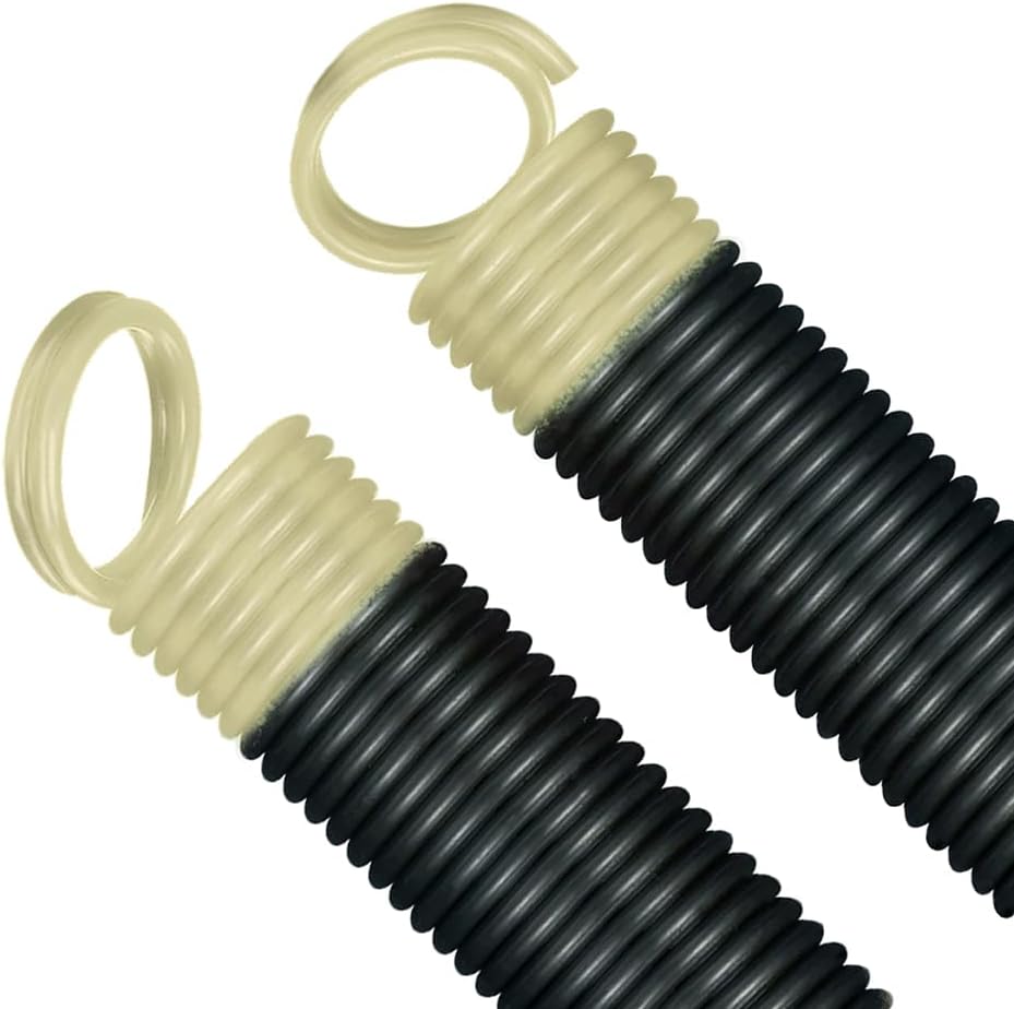 2 Pack 25" Garage Door Springs for 7 FT Garage Doors Doors - Made in USA (100 LBS Tan End 2 Springs)