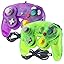 Clear Purple and Green