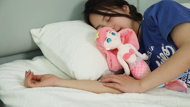 Amazon.com: Athoinsu 15.5'' Pink Mermaid Stuffed Animal Soft Cute