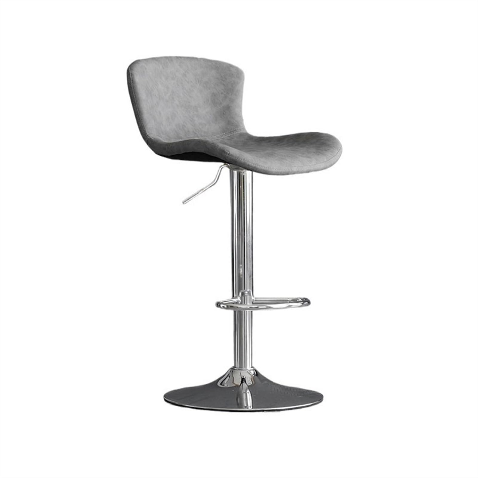 Eines D Home Bar Furniture Fashion Simple Bar Stool Modern Househol High Stool Light Luxury Backrest Liftable Bar Chair 60-80Cm Iron Swivel Chair Counter Barstool(D)