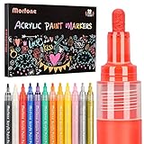 ✍SICHER UND KOMFORTABEL:Farbstifte bestehen aus Tinte auf Wasserbasis, die umweltfreundlich, ungiftig, säurefrei und schnell trocknend ist. Sicher für Kinder und Erwachsene. Außerdem machte es der runde Stiftkörper angenehm zu greifen