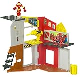 Cuando el super-action se hace para el día, puede doblar este diorama y plano Conjunto que aparte para lucha contra el crimen mañana