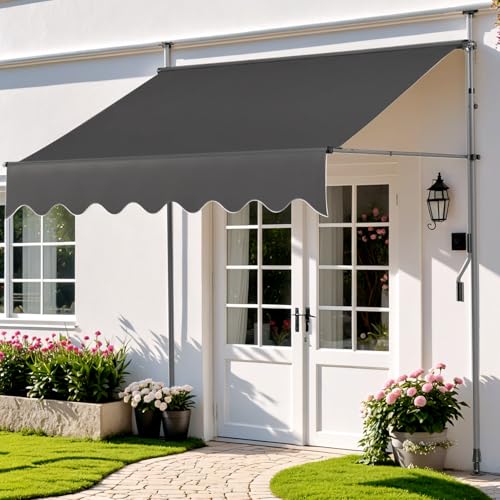 TLSUNNY Manual Retractable Awning 118