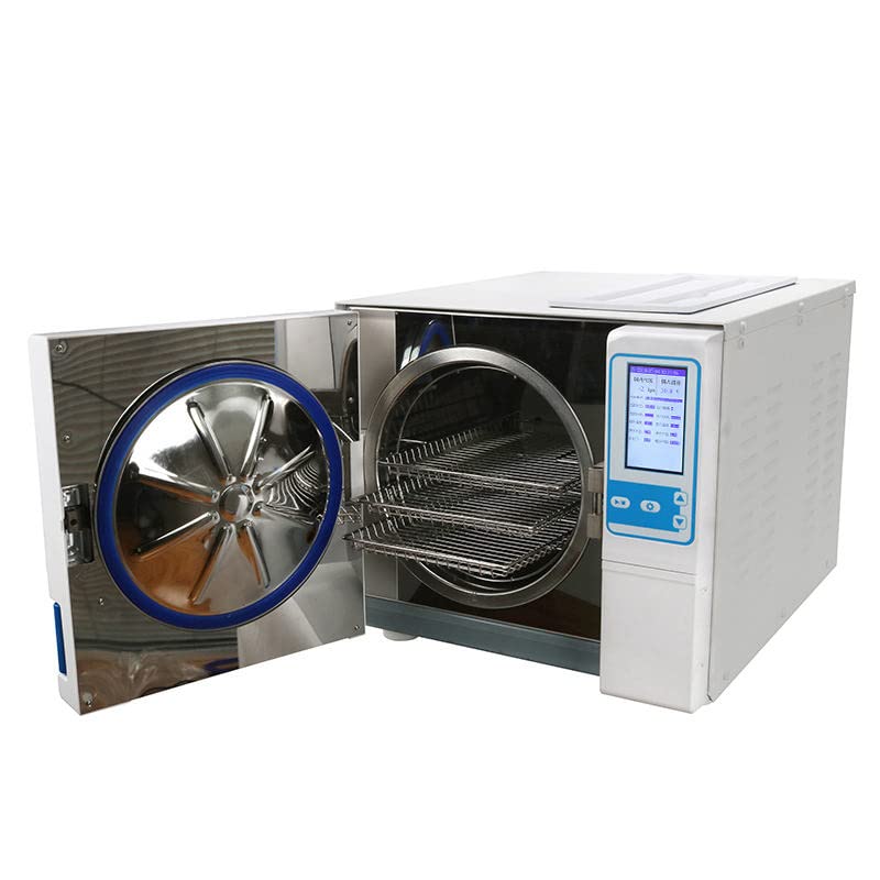 23L Portable Steam Autoclave Class B LCD Screen Display Steam Sterilizer Medical Sterilization with Vacuum Dry Function and Printer