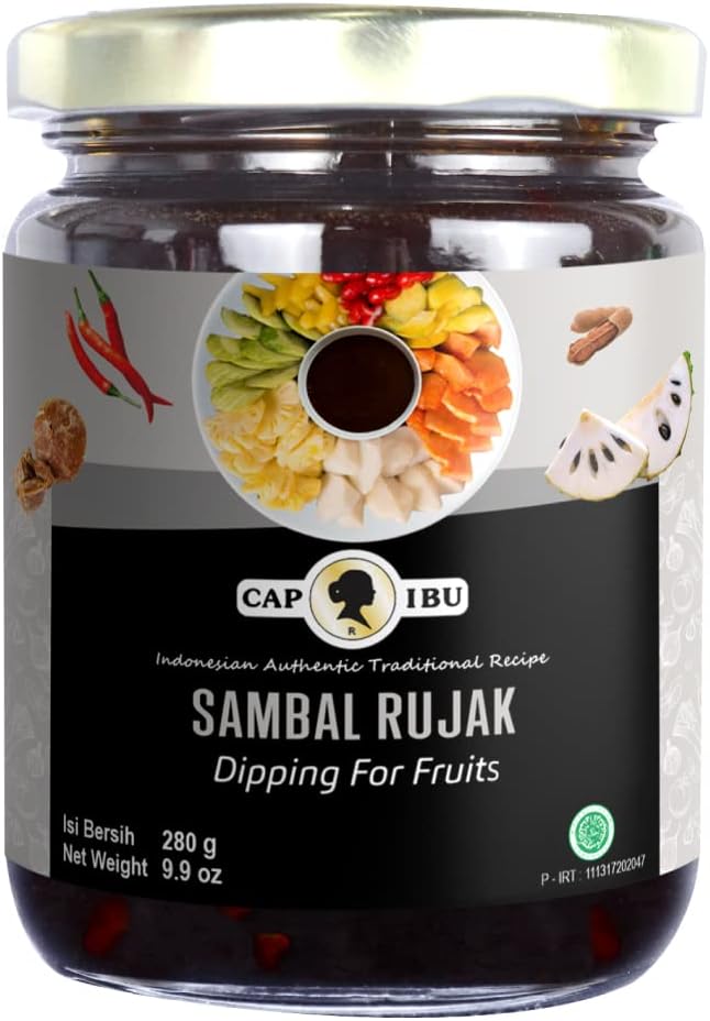 Sambal Rujak (Fruits Dipping Sauce) - 10.5oz (Pack of 1)