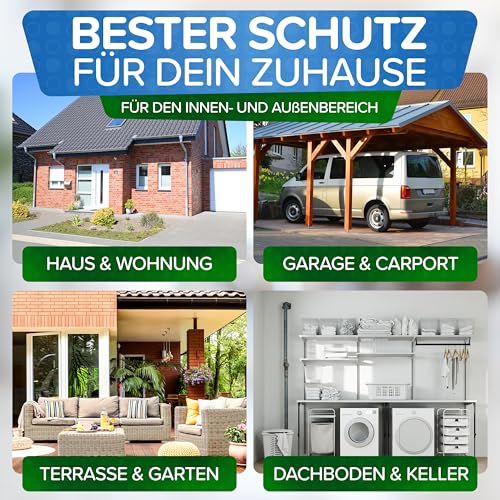 Hochwirksames Ratten & Mäuse Abwehr-Spray zum Mäuse vertreiben [250ml] mit Pfefferminzöl gegen Mäuse für Haus & Garten, effektiv Mäuse dauerhaft vertreiben mit Mäuse-Gift Alternative