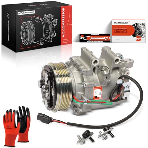 A-Premium Air Conditioner AC Compressor with Clutch Compatible with Honda Civic 2012-2015 1.8L & Acura ILX 2013-2015 2.0L