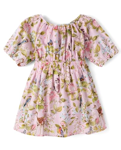 Gymboree Baby Girls' and Toddler Short Sleeve Fit and Flare Dresses