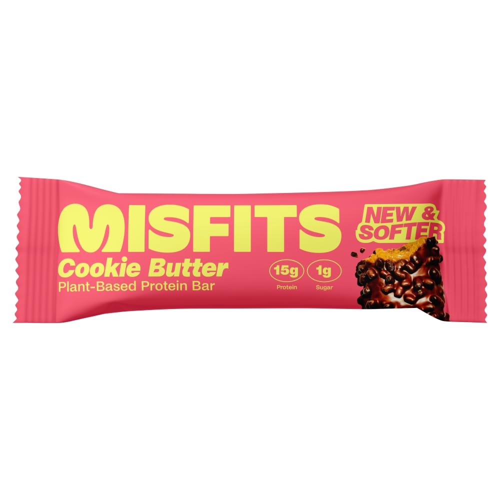 Misfits Plant-Based Cookie Butter Protein Bar 50g