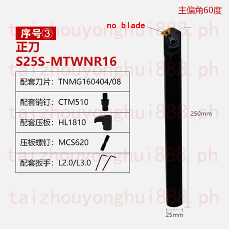 Portaherramientas para torno CNC S25S-MTWNR16 miniatura 4