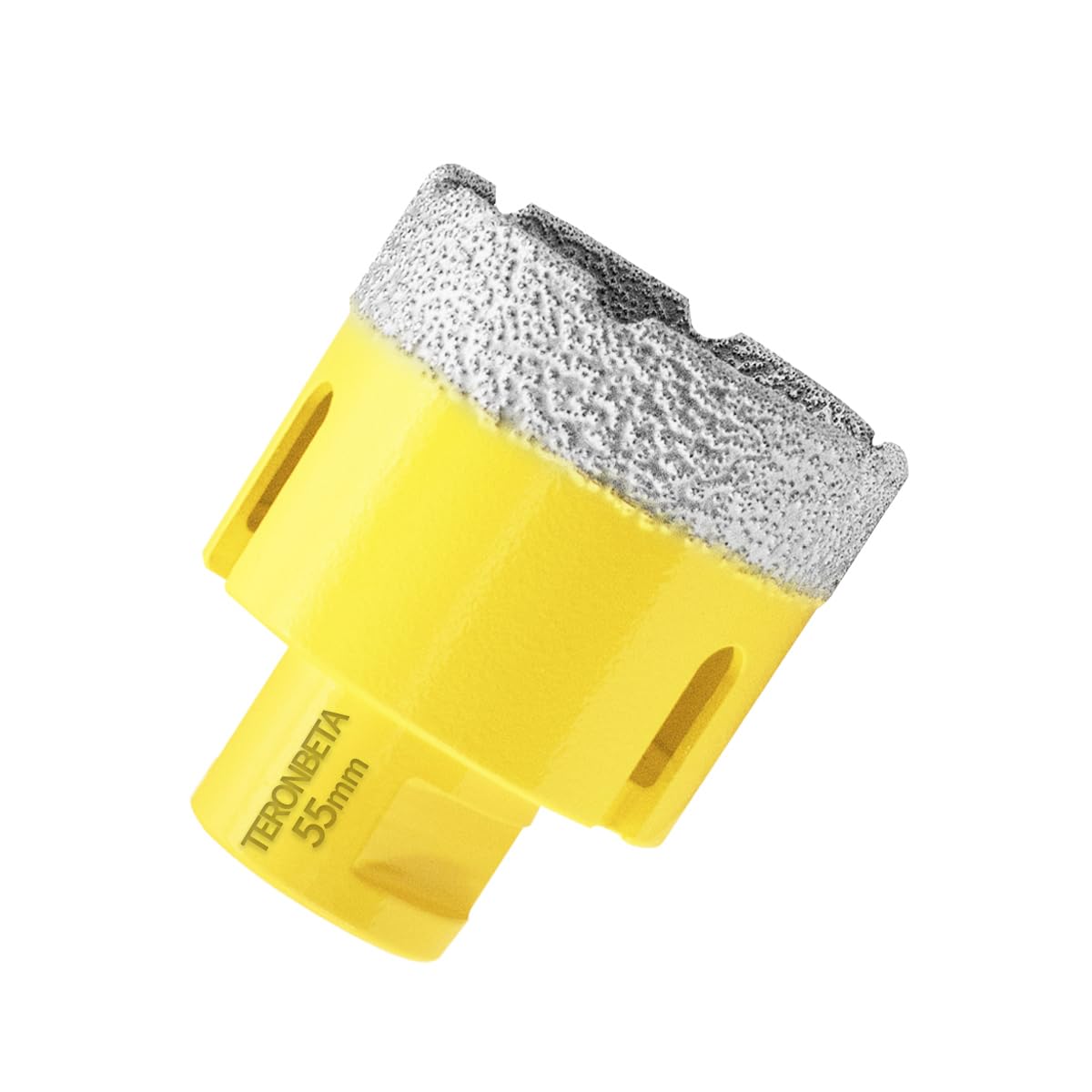 Teronbeta Diamond Core Drill Bit, M14 Vacuum Brazed Diamond Core Hole Cutter for Tile Porcelain Ceramic Granite Marble,and for Angle Grinder (55mm)