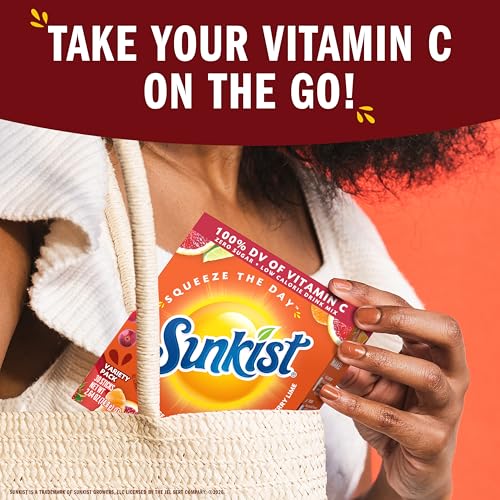 Image of Singles To Go! Sunkist Soda Variety Pack, Vitamin C, 30 Packets