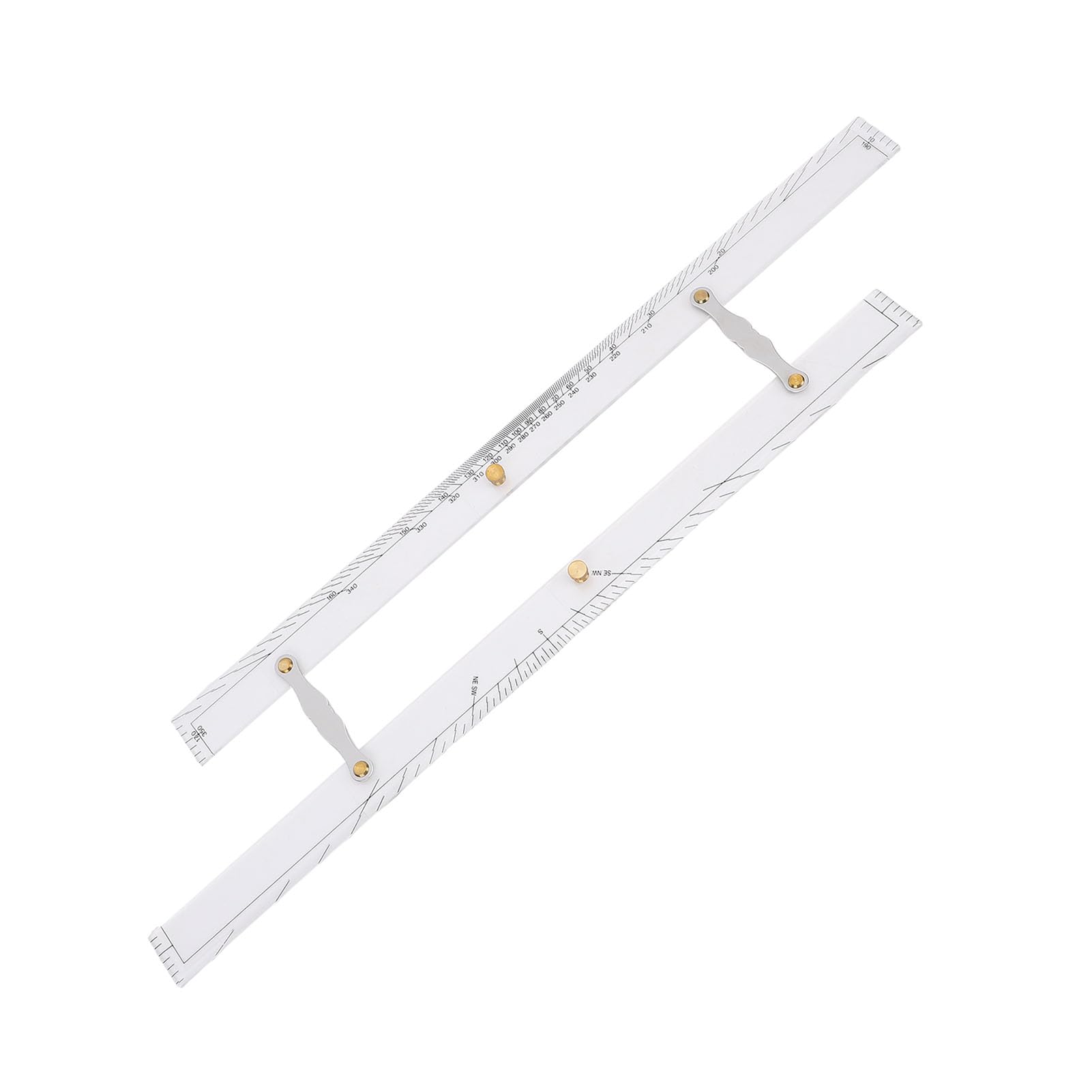 Yctze Règle Parallèle Nautique, Navigation Maritime Règle Parallèle 23,62 Pouces avec Acrylique Transparent pour Navires, Yachts, Bateaux de Cartographie des Outils