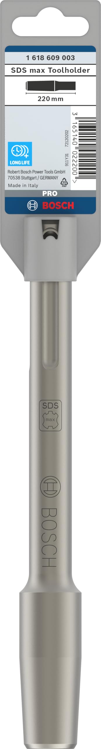 Bosch Accessories 1618609003 Porte-outils boucharde 220 mm Gris