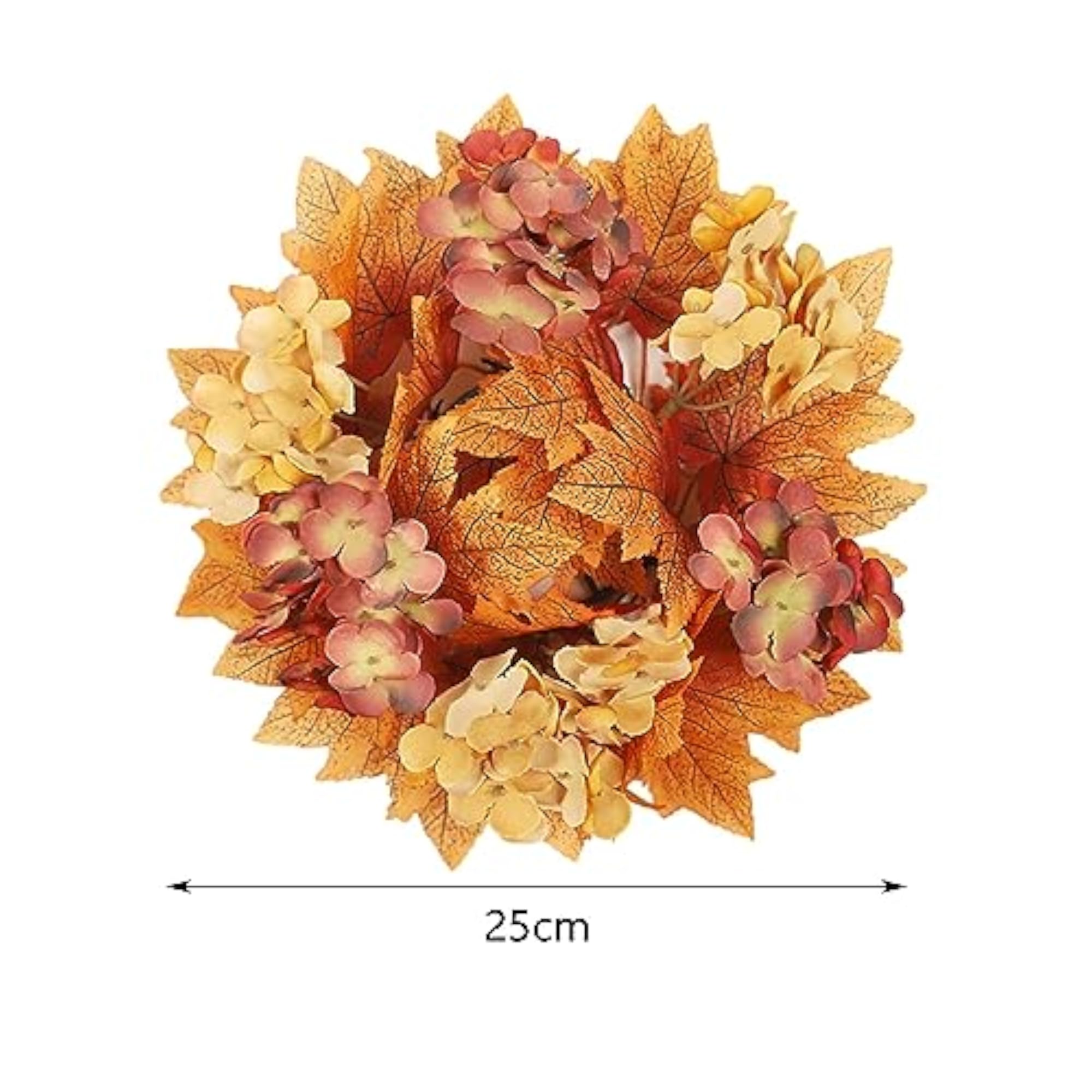 Fall Candle Rings Wreaths, Thanksgiving Decor