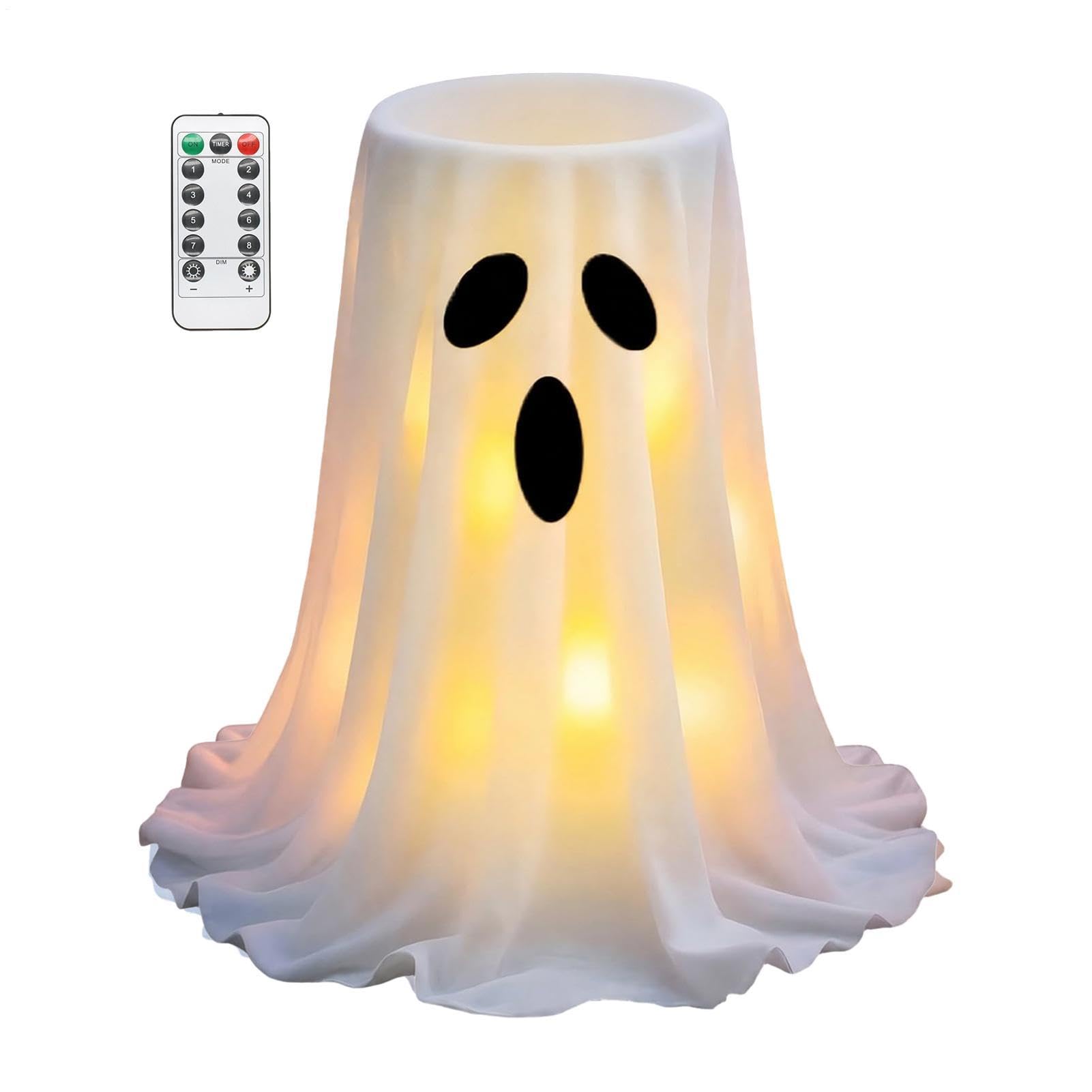 Zewnętrzny Na Cukierki Z Duchem Świecąca Dekoracja Duch Halloween