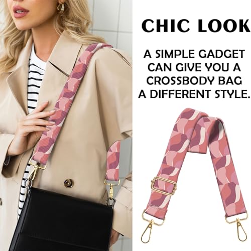 Image of Purse Strap Crossbody Shoulder Straps 1.5 inch Wide Replacement Adjustable for Women Girls Bag Aesthetic Cute