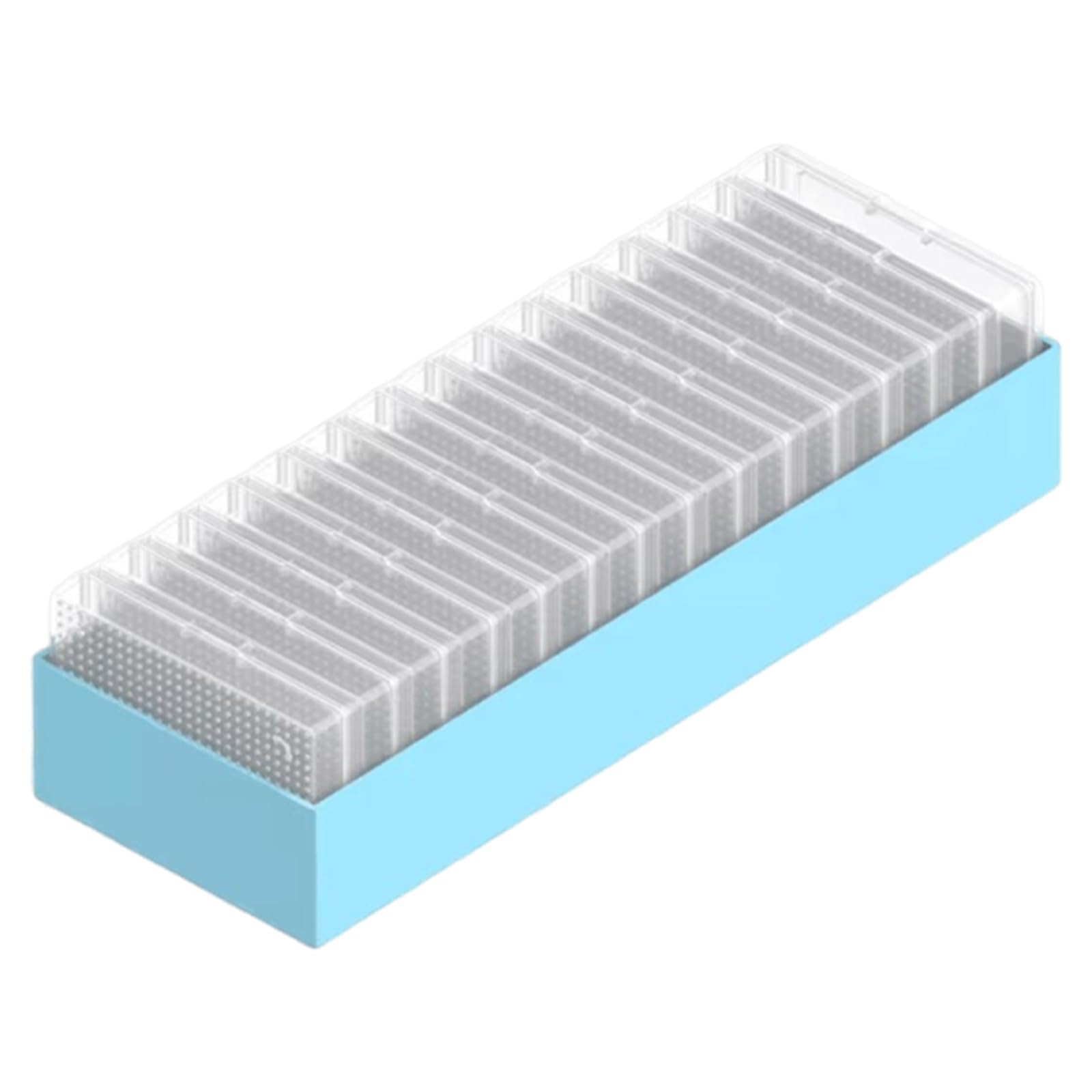 Portable Craft Storage Container with 15pcs Small Container Case Plastic Storage Containers for Art DIY Jewelry Fishing Tackle Crafts Storing (blue)