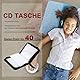 ACTIUSIS CD Tasche, Aufbewahrungstasche für 40 Discs, CD DVD Discs,CD Aufbewahrungstasche für Auto und Zuhause, Grün