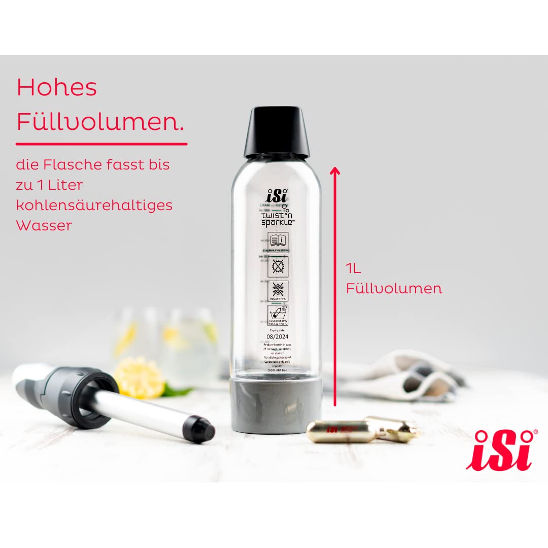 iSi Twist'n Sparkle flessenset - 0.95 Ltr iSi Twist'n Sparkle flessenset - 0.95 Ltr
