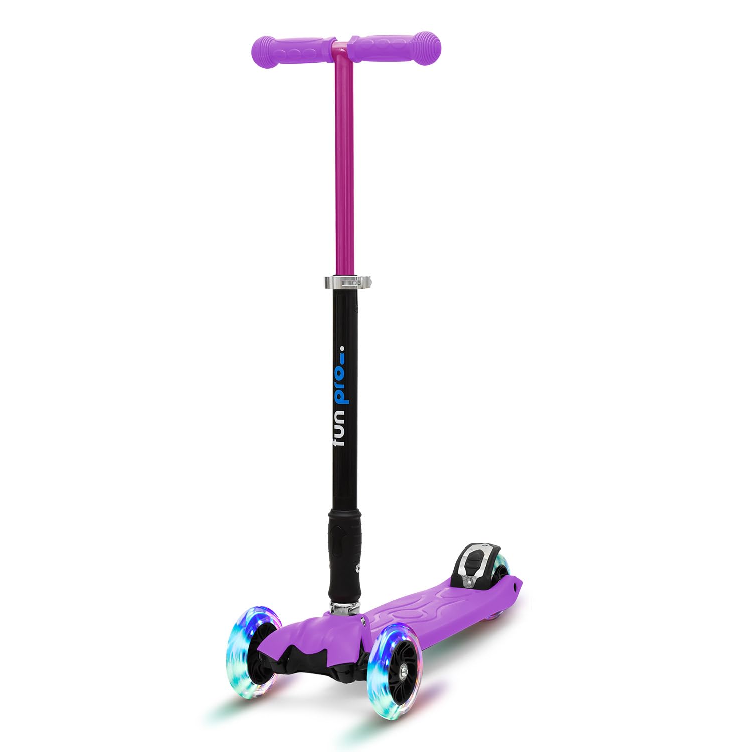 Hasta 80KG Scooter Infantil Premium Seguro con Ruedas LED Plegable