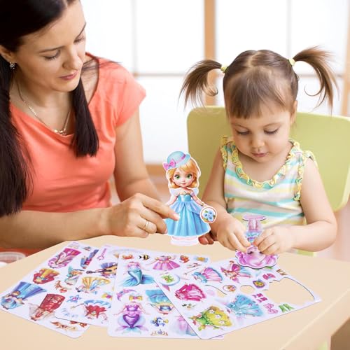 image for Lovyan Magnetic Dress up Dolls - Girls Fun Mix and Match Play Magnetic