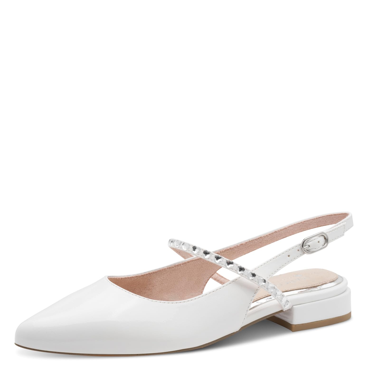 MARCO TOZZI Damen Pumps weiches Feel Me Fußbett Leder Decksohle Hochzeit
