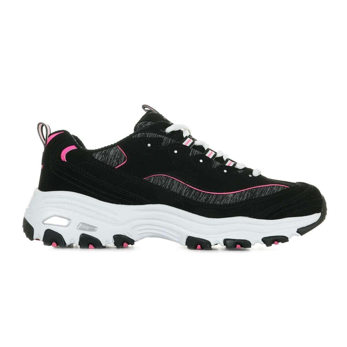 Skechers Damen Sneaker D´Lites ME TIME Schwarz/Pink – Bild 4