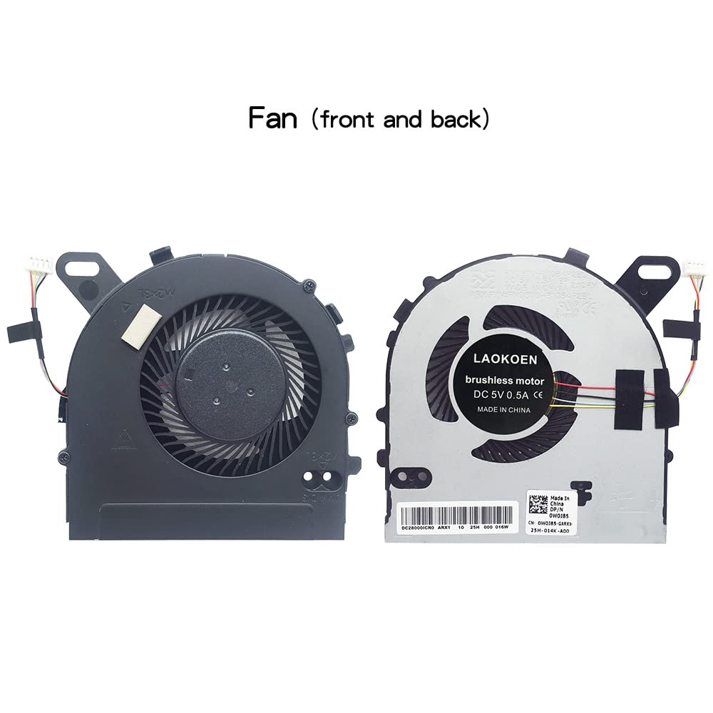Amazon.com: New Replacement Cooling Fans for dell inspiron 15-7572